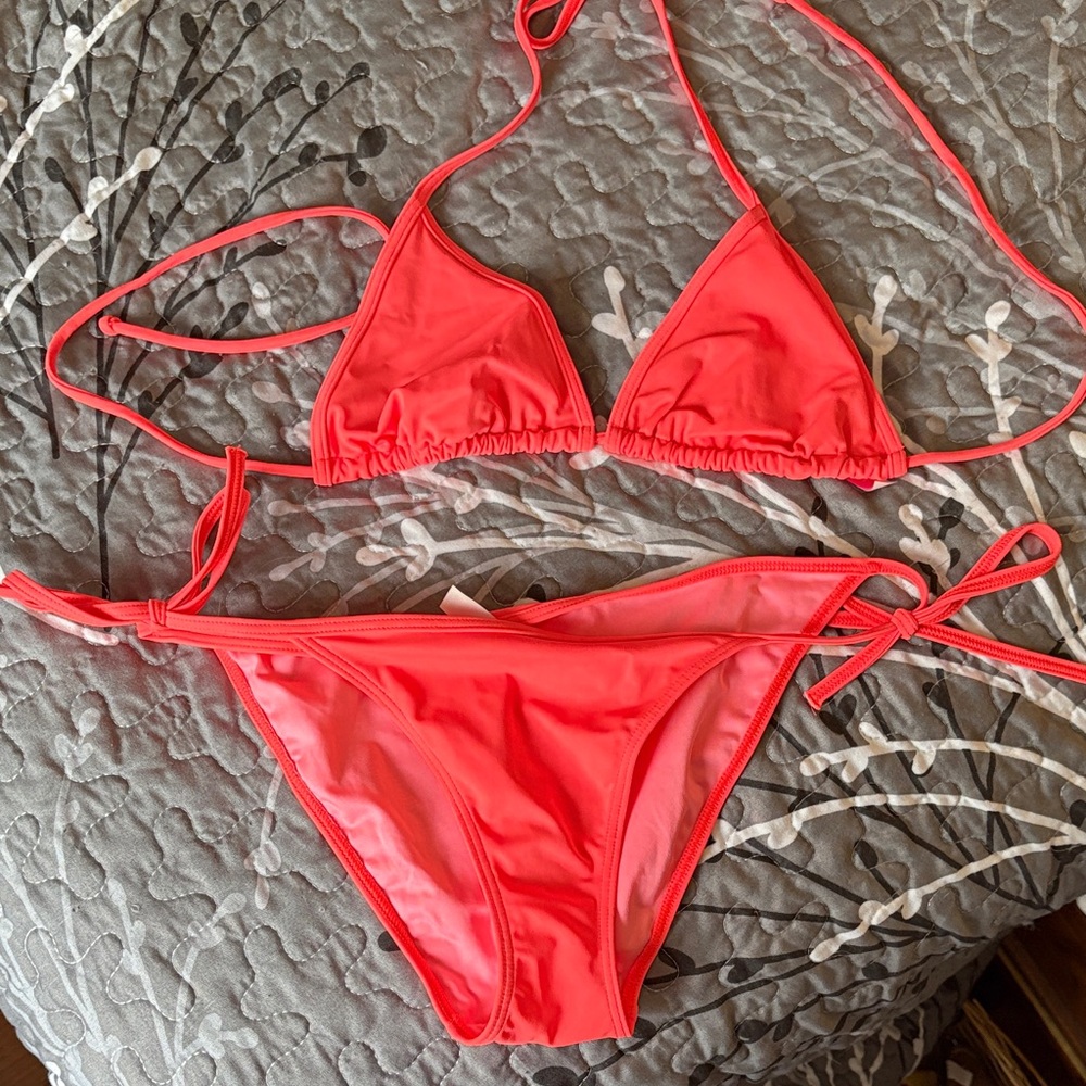 Victoria's Secret Neon Orange Bikini